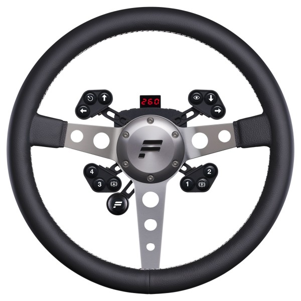 vintage steering wheel logo