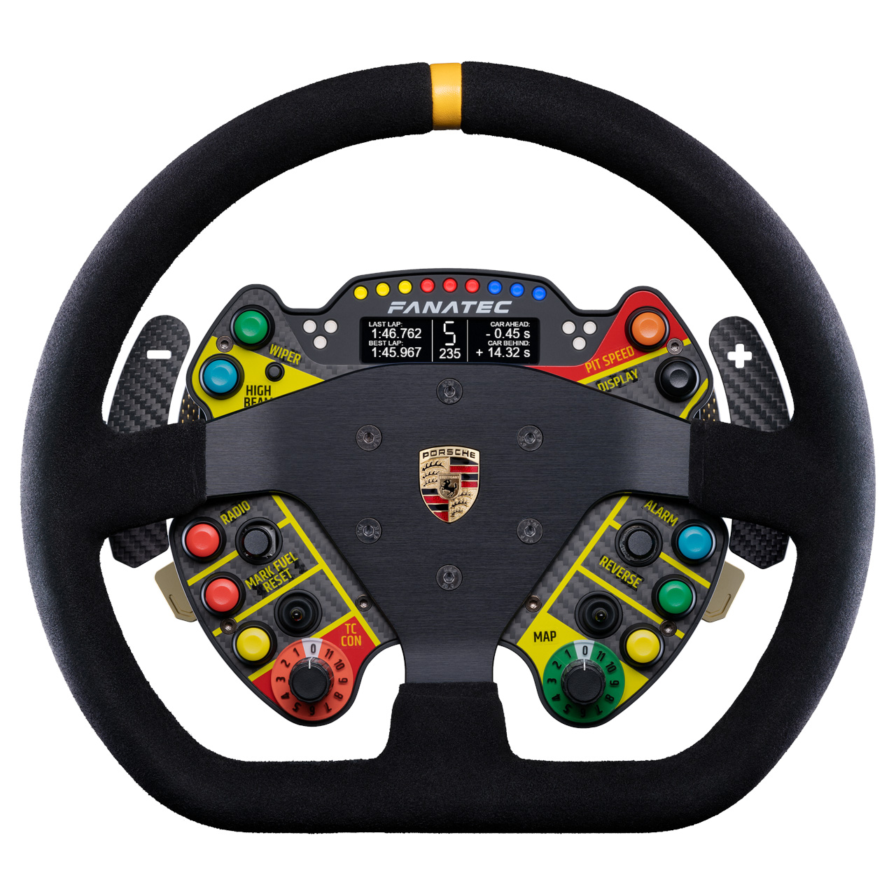 Podium Steering Wheel Porsche 911 GT3 R Suede | Fanatec